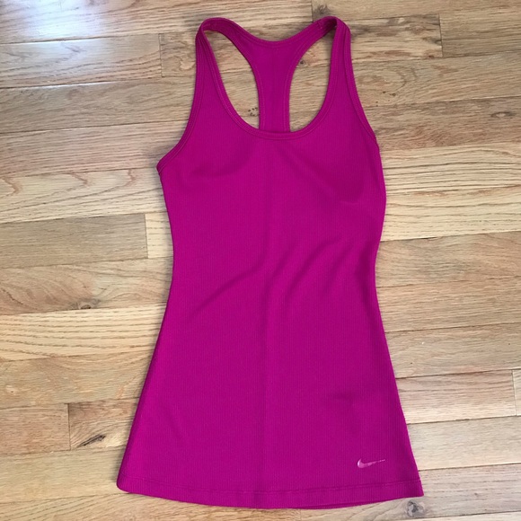 Nike Tops - nike dri-fit tank magenta pink